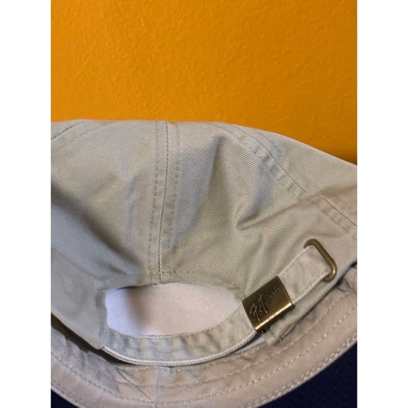 Fontanelle Baseball Cap Tan Navy USA Flag Embroidered Adjustable Strap - Picture 3 of 7